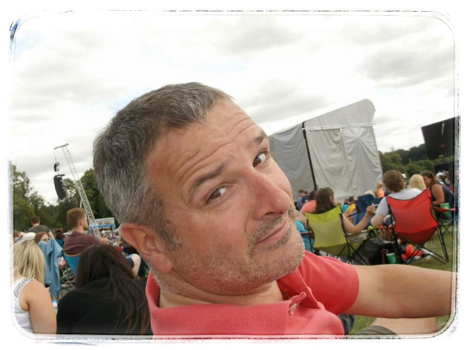 Steven Devonport at a pop concert